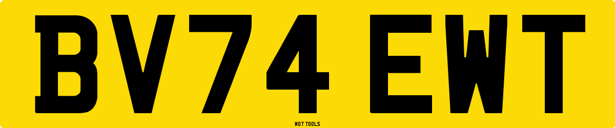 BV74EWT MOT Check