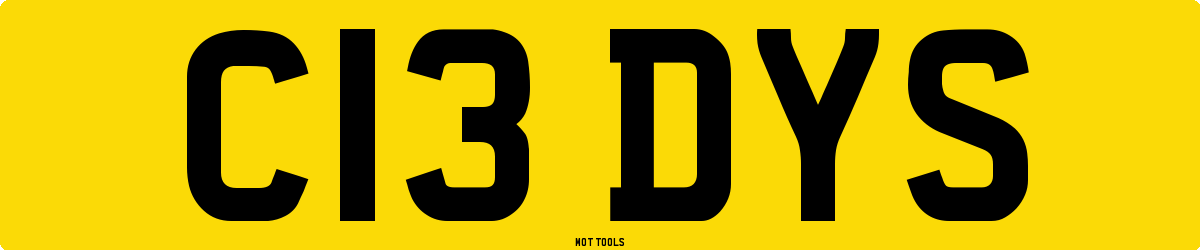 C13DYS MOT Check