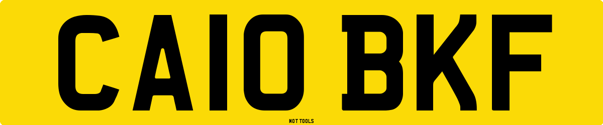 CA10BKF MOT Check