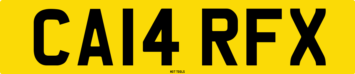 CA14RFX MOT Check