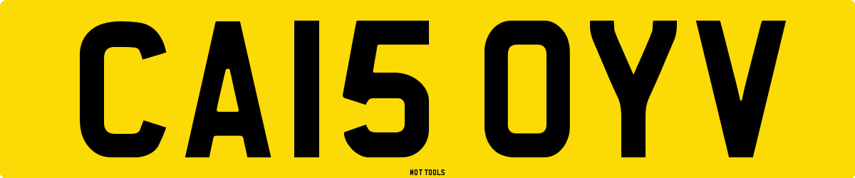 CA15OYV MOT Check