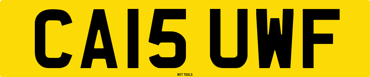 CA15UWF MOT Check