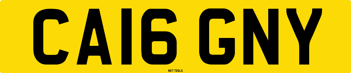 CA16GNY MOT Check