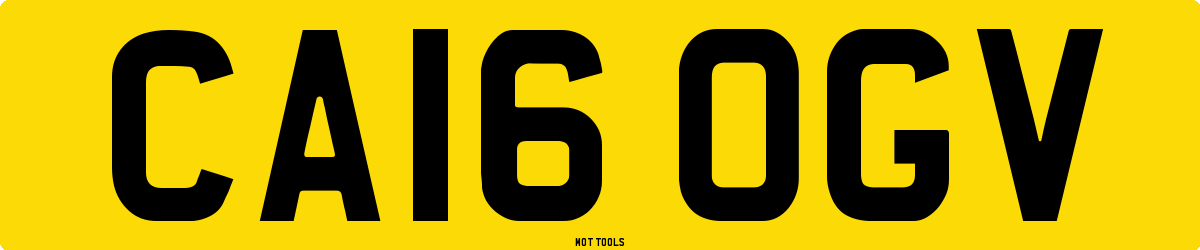 CA16OGV MOT Check