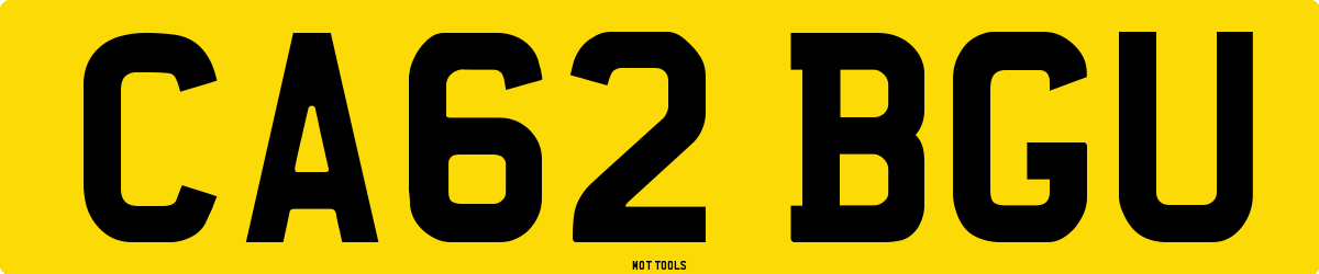 CA62BGU MOT Check