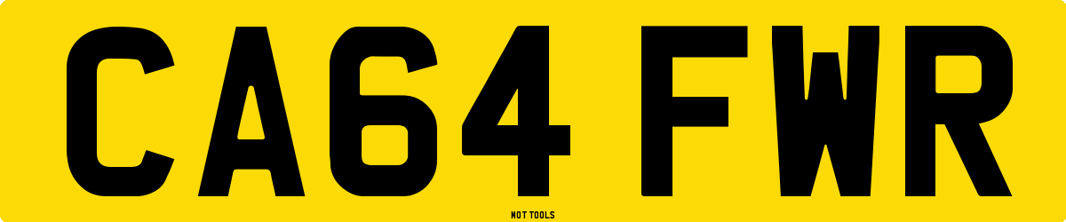 CA64FWR MOT Check