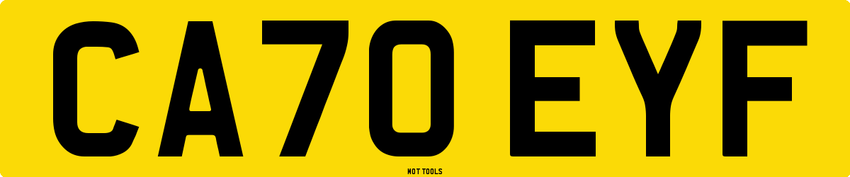 CA70EYF MOT Check