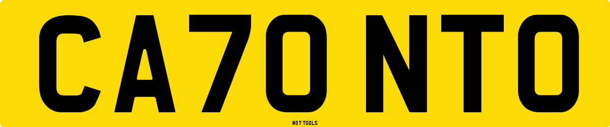 CA70NTO MOT Check