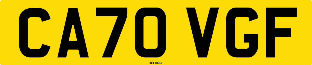 CA70VGF MOT Check