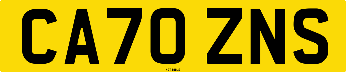 CA70ZNS MOT Check