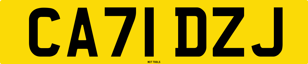 CA71DZJ MOT Check