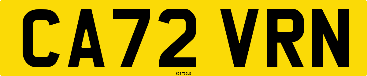 CA72VRN MOT Check