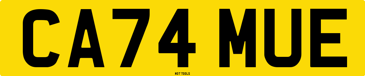 CA74MUE MOT Check