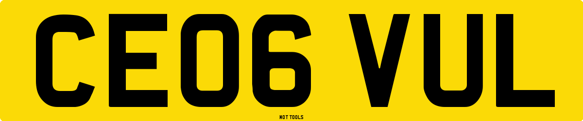 CE06VUL MOT Check