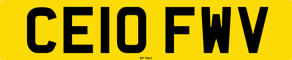 CE10FWV MOT Check