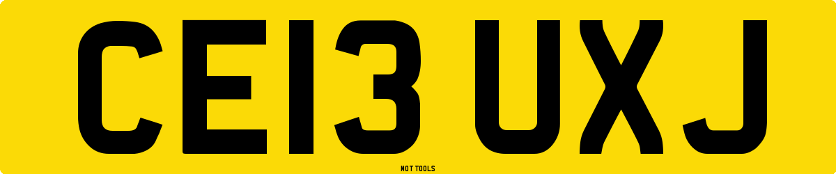 CE13UXJ MOT Check