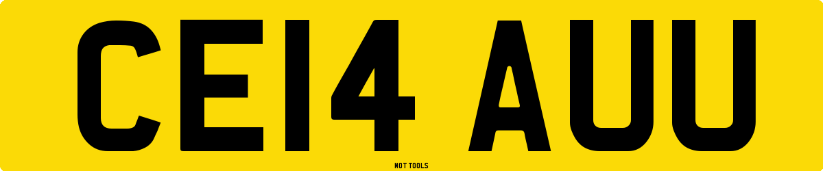 CE14AUU MOT Check