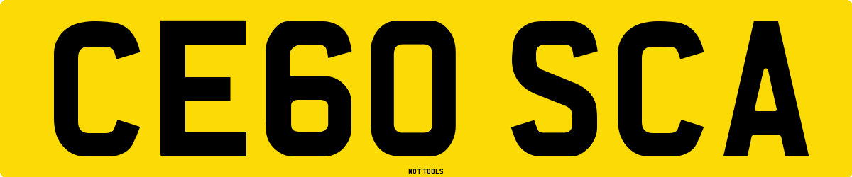 CE60SCA MOT Check