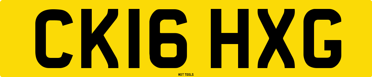 CK16HXG MOT Check