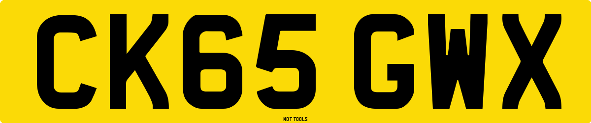 CK65GWX MOT Check