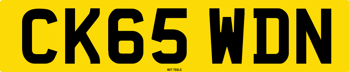CK65WDN MOT Check
