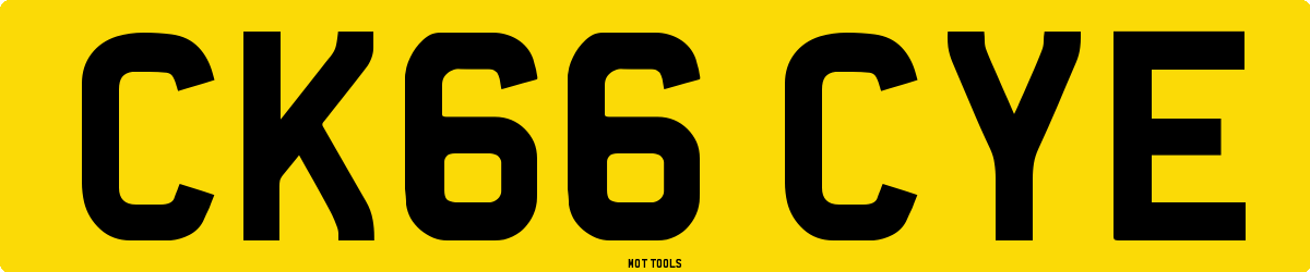 CK66CYE MOT Check