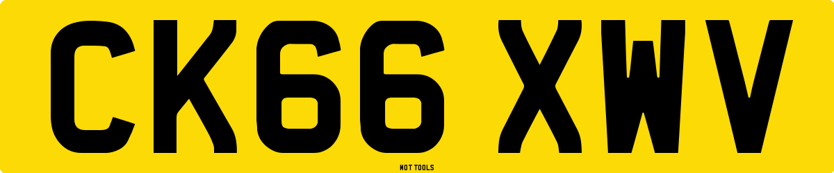 CK66XWV MOT Check