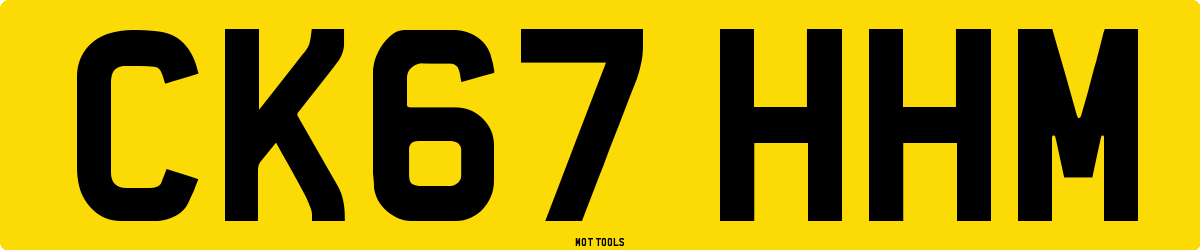 CK67HHM MOT Check