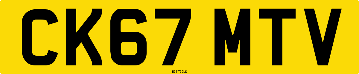 CK67MTV MOT Check