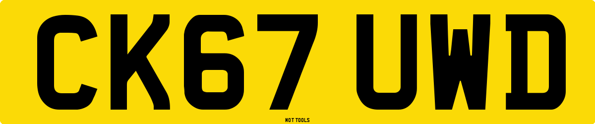 CK67UWD MOT Check
