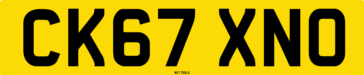 CK67XNO MOT Check