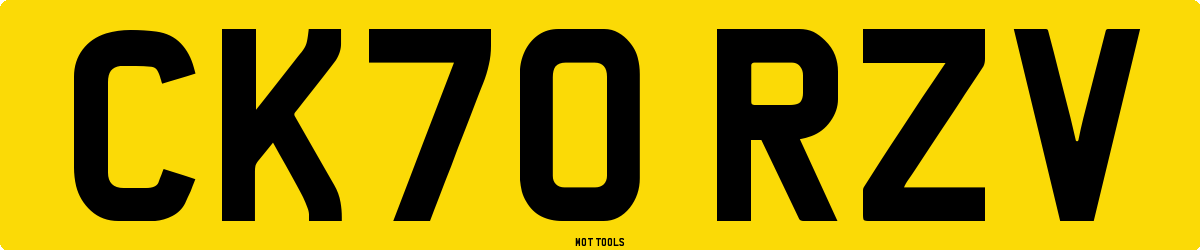 CK70RZV MOT Check