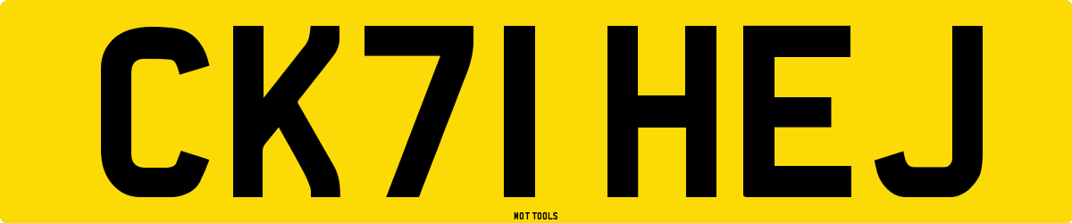 CK71HEJ MOT Check