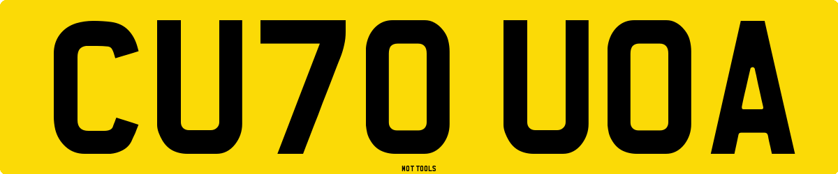 CU70UOA MOT Check
