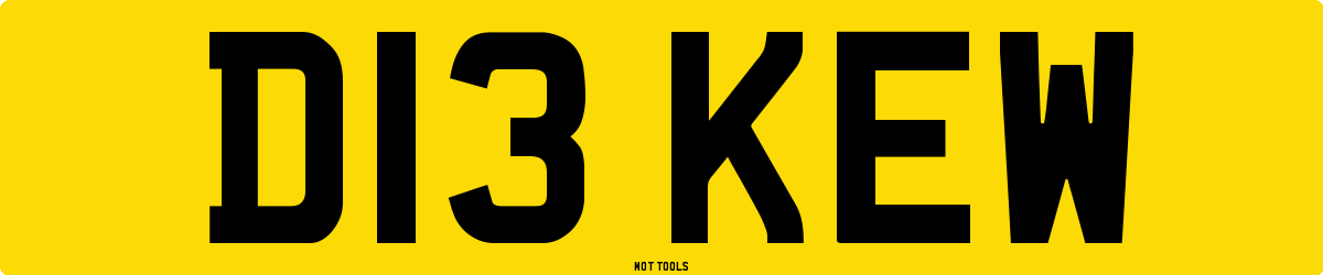 D13KEW MOT Check