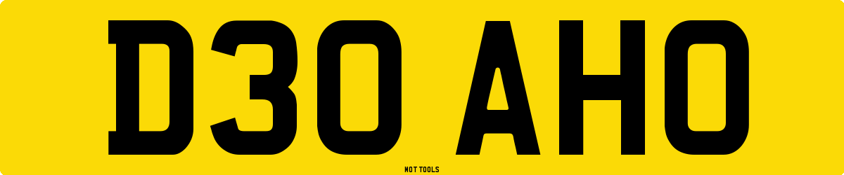 D30AHO MOT Check