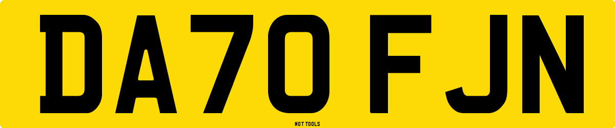 DA70FJN MOT Check