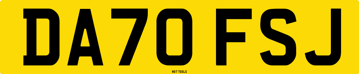 DA70FSJ MOT Check