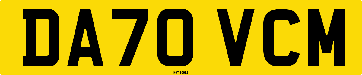DA70VCM MOT Check