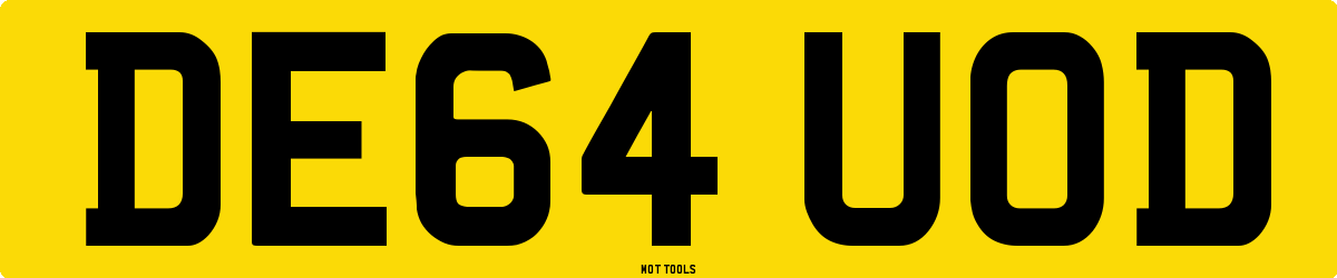 DE64UOD MOT Check