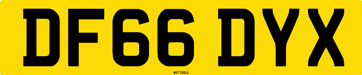DF66DYX MOT Check