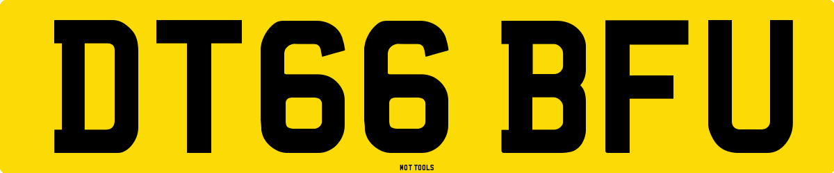 DT66BFU MOT Check