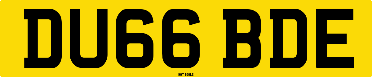 DU66BDE MOT Check