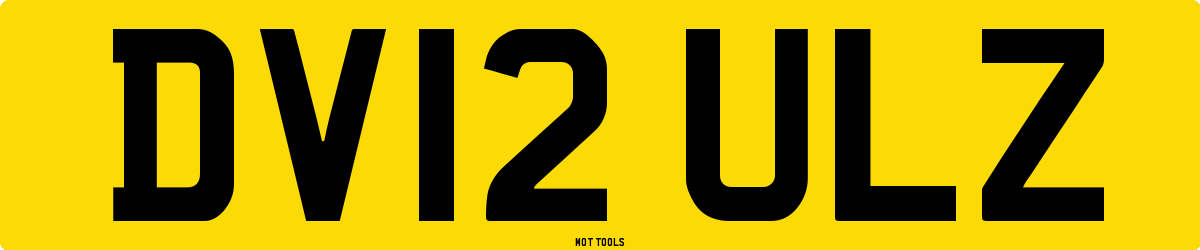 DV12ULZ MOT Check
