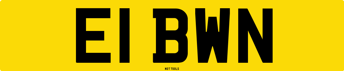 E1BWN MOT Check