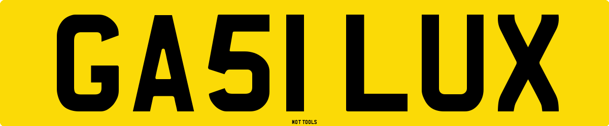 GA51LUX MOT Check