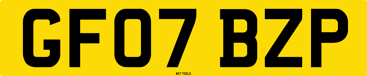 GF07BZP MOT Check