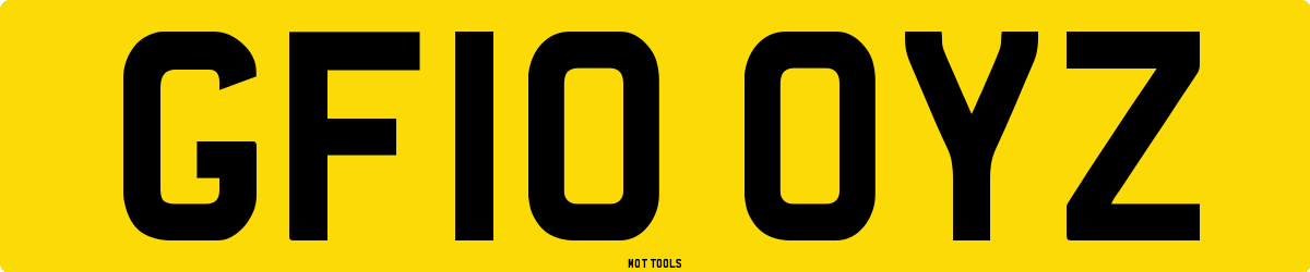 GF10OYZ MOT Check