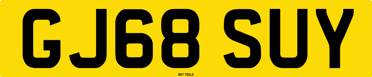 GJ68SUY MOT Check