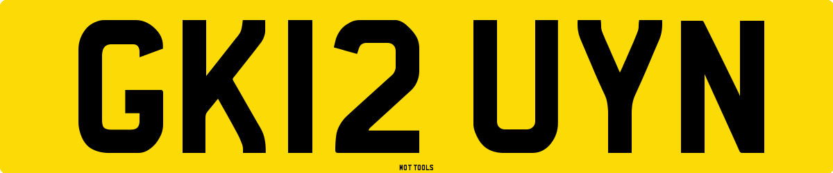 GK12UYN MOT Check